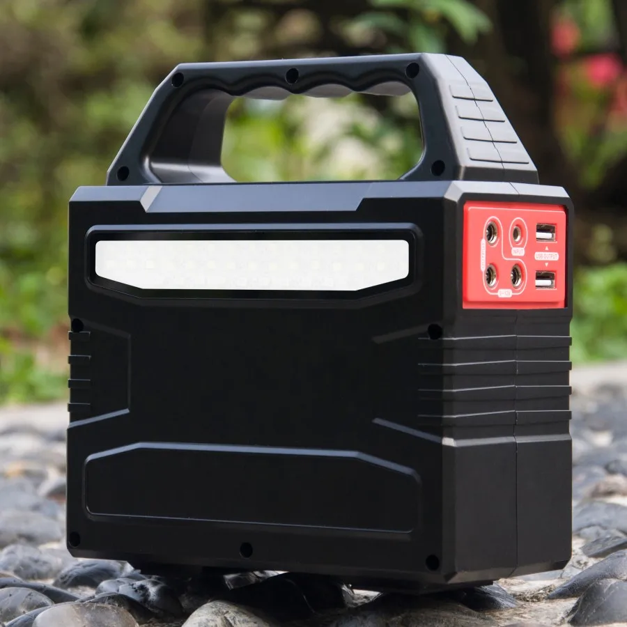 220V portable energy power station 150wh portable power generator 100W outdoor generator Portable Power Bank with lighting