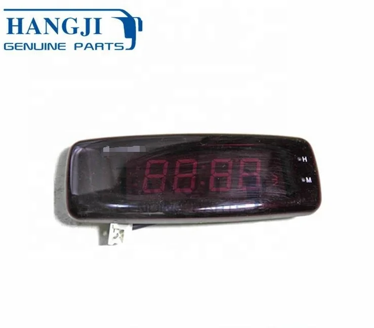 Bus Spare Parts ZK6127 H3742-00022 Original Parts Date and Time Black Edge Bus Electronic Clock