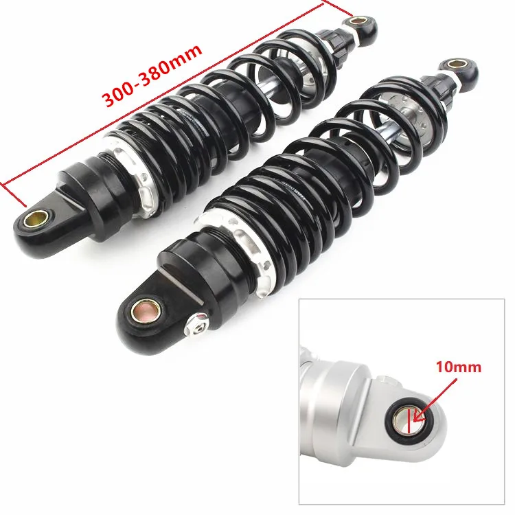 High Quality Aluminum Rear Shock Absorber Adjustable Rear Suspension For Motorcycle Scooter Dirt Bike ATV