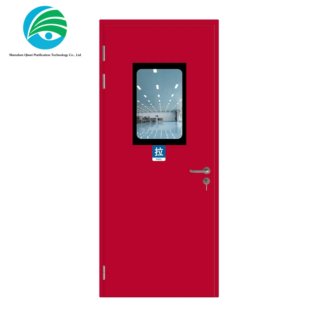 Modern Style Metal Core Fire Rated Cleanroom Door For GMP doors&windows