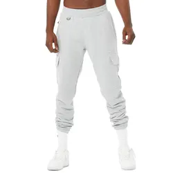 Простые цветные брюки, повседневные штаны для бега, спортивные штаны, мужские Леггинсы для спортзала и йоги