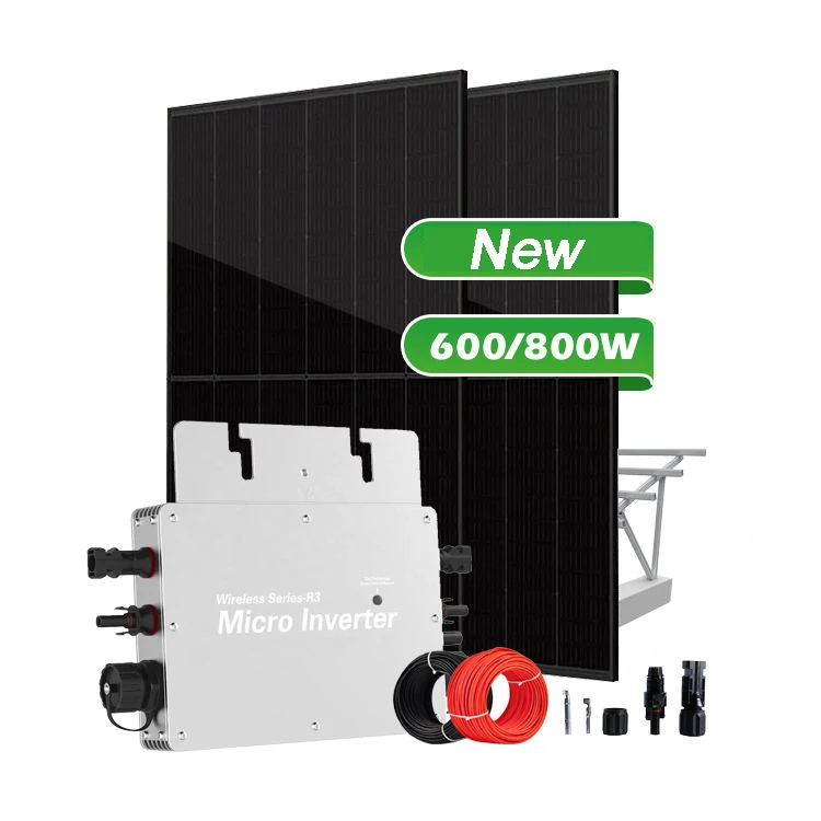 New Small 600w 800w 1000w Plug Play Grid Tied Micro Solar Energy System Balcony Power for Home EU Germany