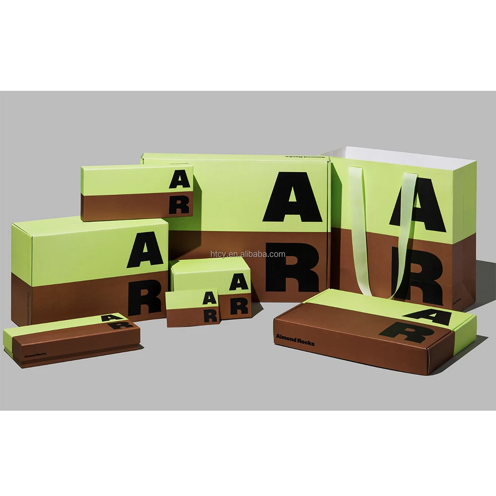 High Quality Wedding Cardboard Kraft Paper Foldable Dessert Biscuit Chocolate Gift Box With Window