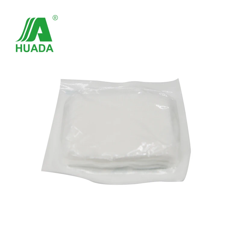 medical consumable dental use non-woven swab 10*10 cm-4 ply 200 pcs per bag  , sterile non-woven gauze pad