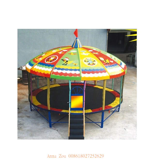 Hot sale amusement park toys cheap china supplier gymnastics trampolines for children QX-117C