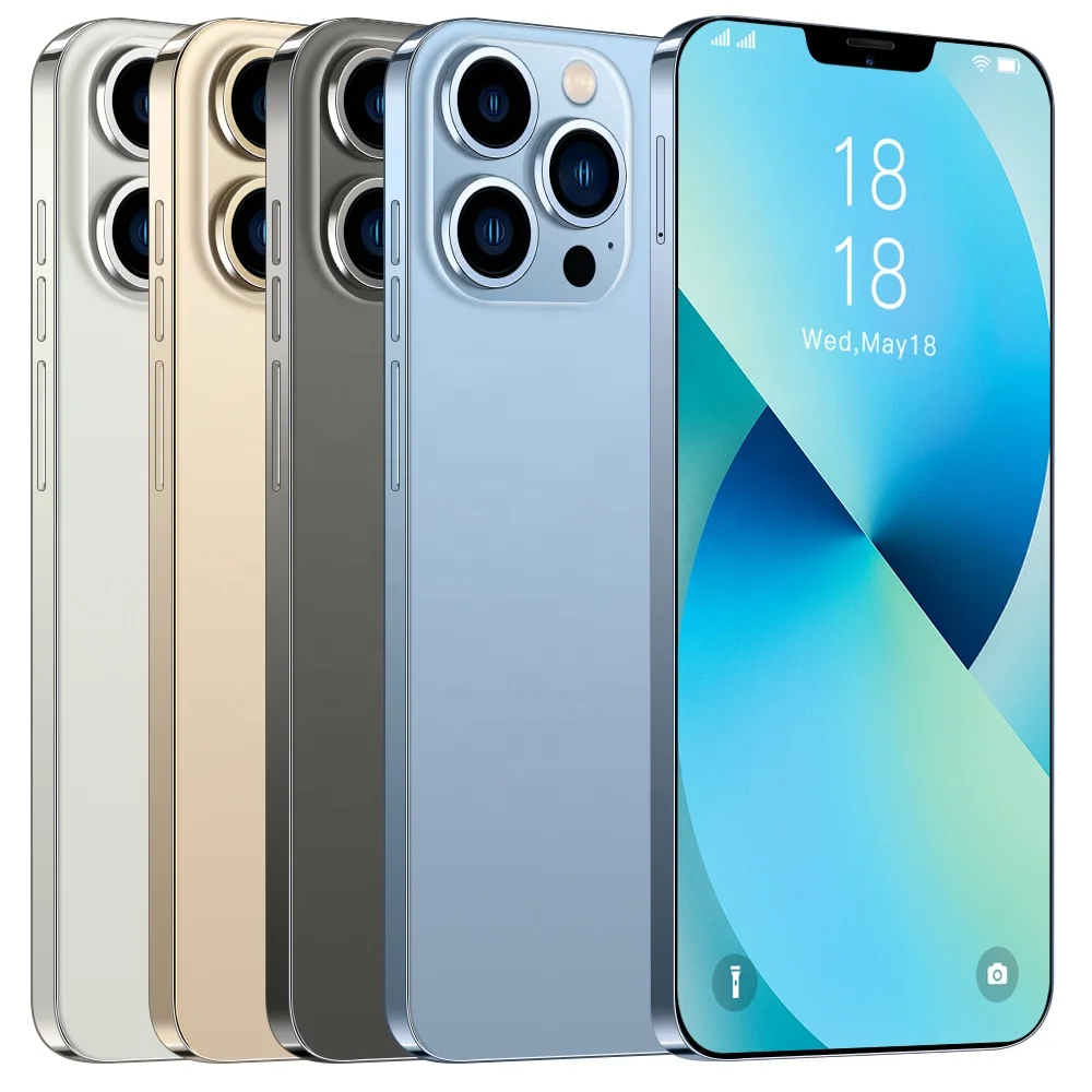Phone 13 Pro Max 6.7 Inch Face Recognition Fingerprint Original 5G Smartphone 16GB+512GB Android Mobile Phone
