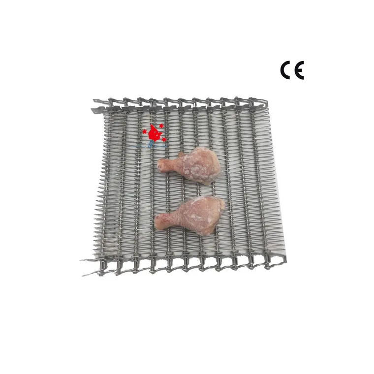 Stainless steel  Spiral grid belt  for cooling  Spiral Grid Mini Sushi Roller Conveyor Belts