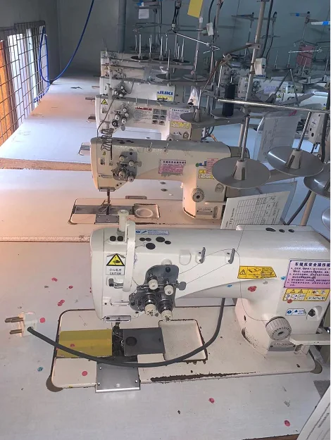 Used  industrial double needle flat sewing machine lh-3528s / a3568s / A