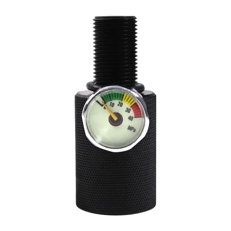 PCP AIR Pressure Tester Cylinder Adapter Extended Valve Adaptor For Paintball Air Tank M18x1.5 Thread