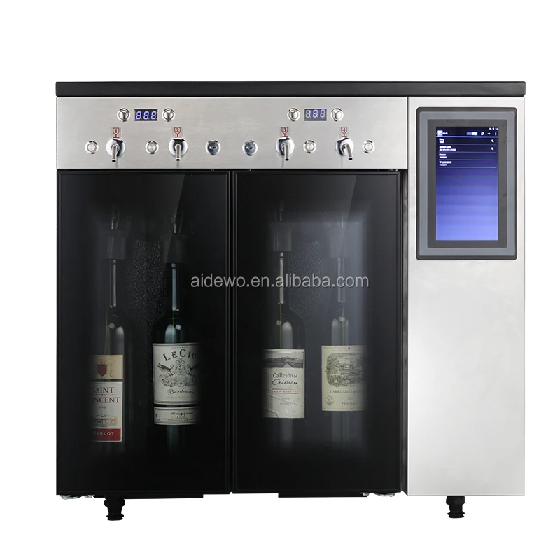 Автоматический диспенсер для вина на 4 бутылки для домашнего использования, Металлический Диспенсер для вина