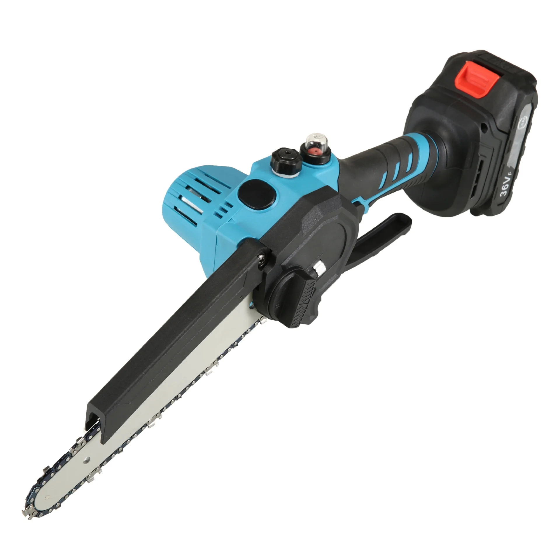 Rechargeable Single-Hand Electric Chain Saw Small Lithium Household Garden Mini Saw for Outdoor Woodwork for DIY Industrial Use