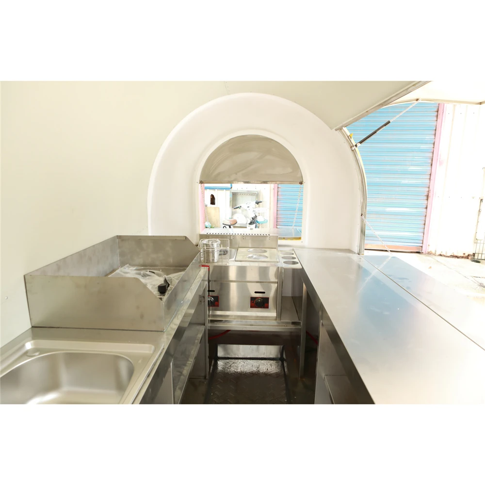 New arrival street mobile food truck cart travel camping camper trailer van bicycle