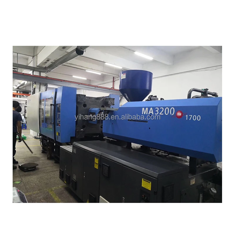 Бывшая в употреблении машина для литья под давлением 320 тонн, автоматическая горизонтальная машина для литья пластика с сервоприводом