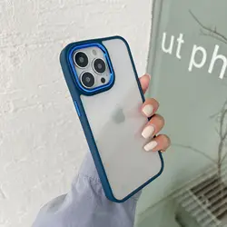 Shockproof Acrylic Transparent Clear Mobile Cell Phone Case For iPhone 13 Case 11 12 14 Pro Max Phone Case Cover