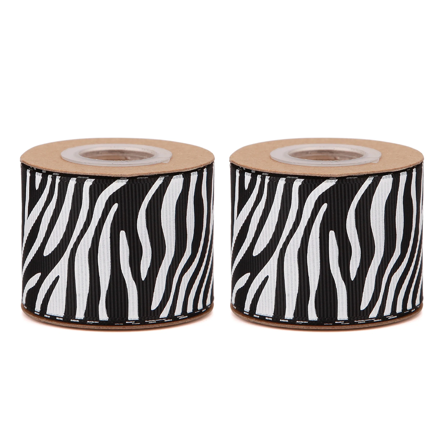 Factory Direct Sale Pet Printed Webbing Strap Animal Printed Grosgrain Ribbon With Zebra Print