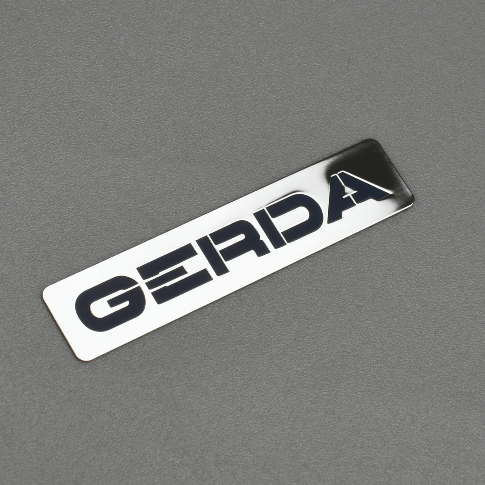 Custom Clear Logo 3D Electroplating Custom Logo Label Nickel Label