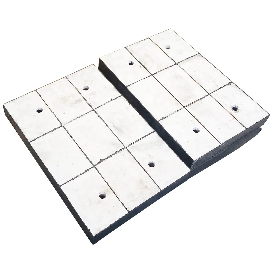 Ceramic lined pipe ZTA high wear resistant ZTA Ceramic Wear Liner