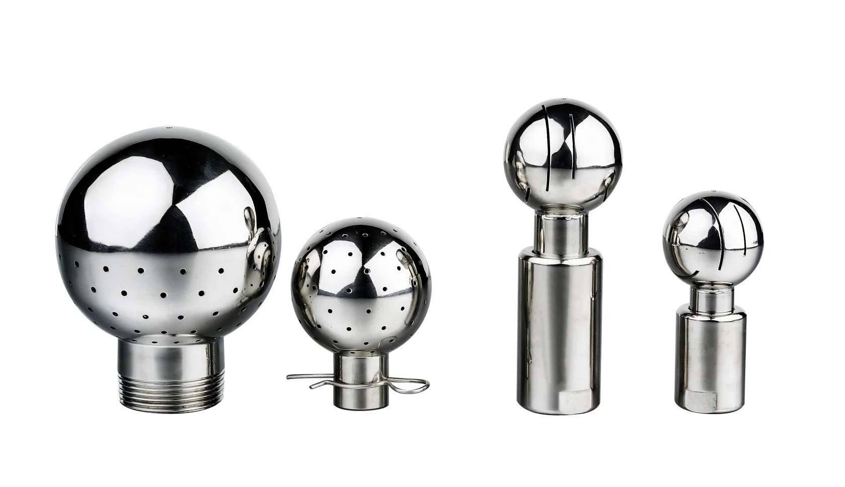 360 Degree Washing Stationary Cleaning Nozzle Threaded Rotary Sanitary Tank Cleaning Spay Static Spray Ball