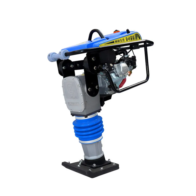 New Reinforced Seismic Tamping Plate Pneumatic Rammer Compactor with Core Engine Motor & Bearing for Home Use
