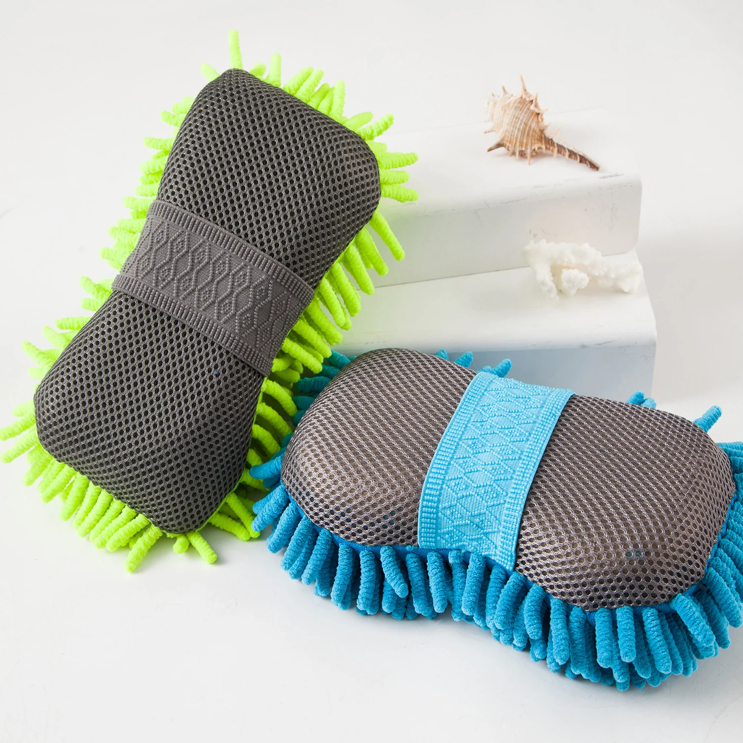 Auto Car Microfiber Chenille Cleaner Sponge Washing Brush Accessories