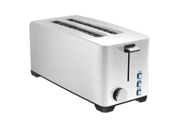 Китайская фабрика, бытовой кухонный тостер 1180-1400 Вт, выдвижная машина для хлеба, тостер на 4 ломтика