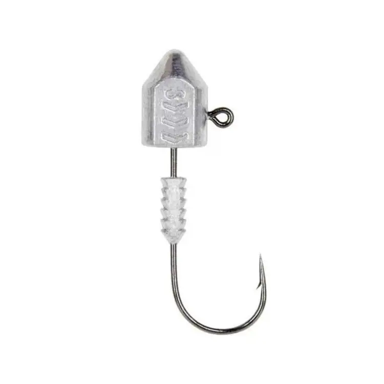 10g 15g freshwater saltwater artificial fishing bait bullet shape lead head fishing jig hook