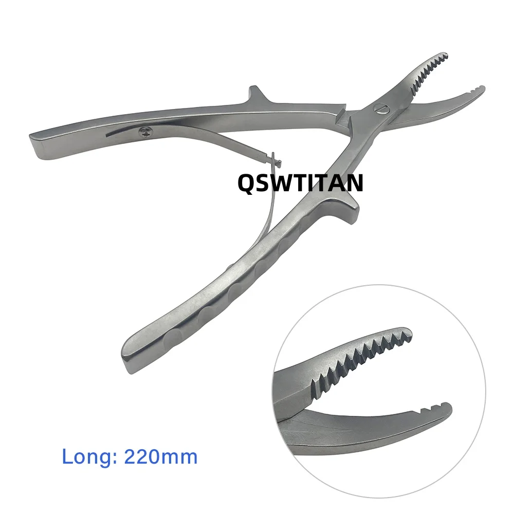 Stainless Steel Orthopedics Bone Scissors 220mm Cutter Femoral Head Surgery Instruments