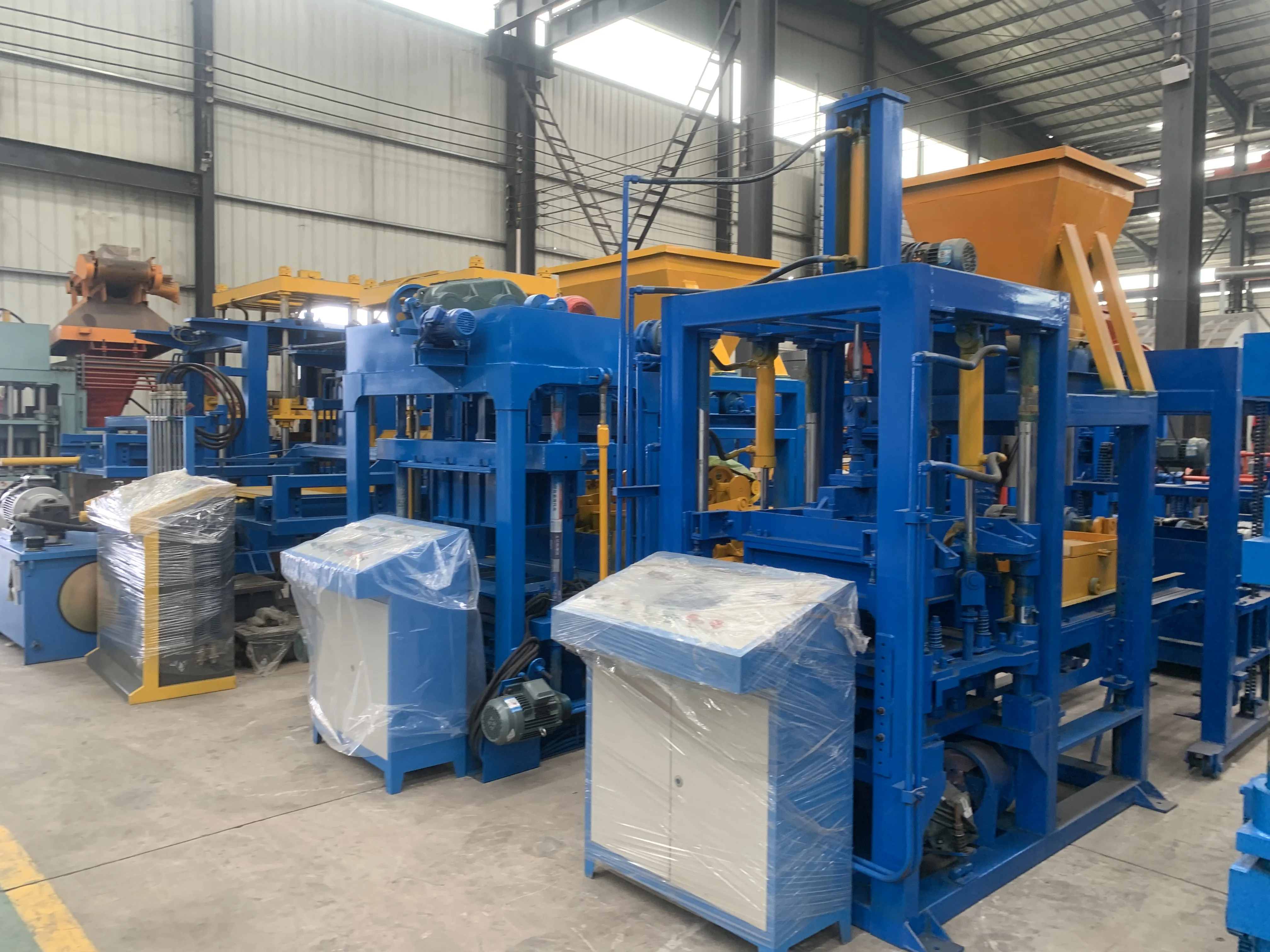High Performance Easy Operation Cement Automatic Brick Making Machine Price Hydraulic Interlocking Brick