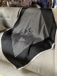 Satin decorative pocket square 90cm quality pocket square ladies scarf professional elegant Shawl Sun Protection