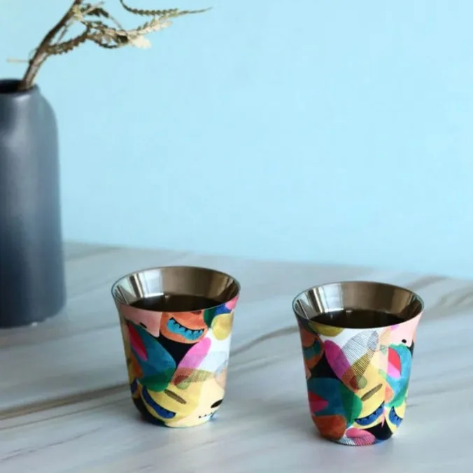 Factory Wholesale 80 ml 2.7oz 160 ml 5.5 oz Stainless Steel  Coffee Tea Cup Double Wall Insulated Espresso Cups
