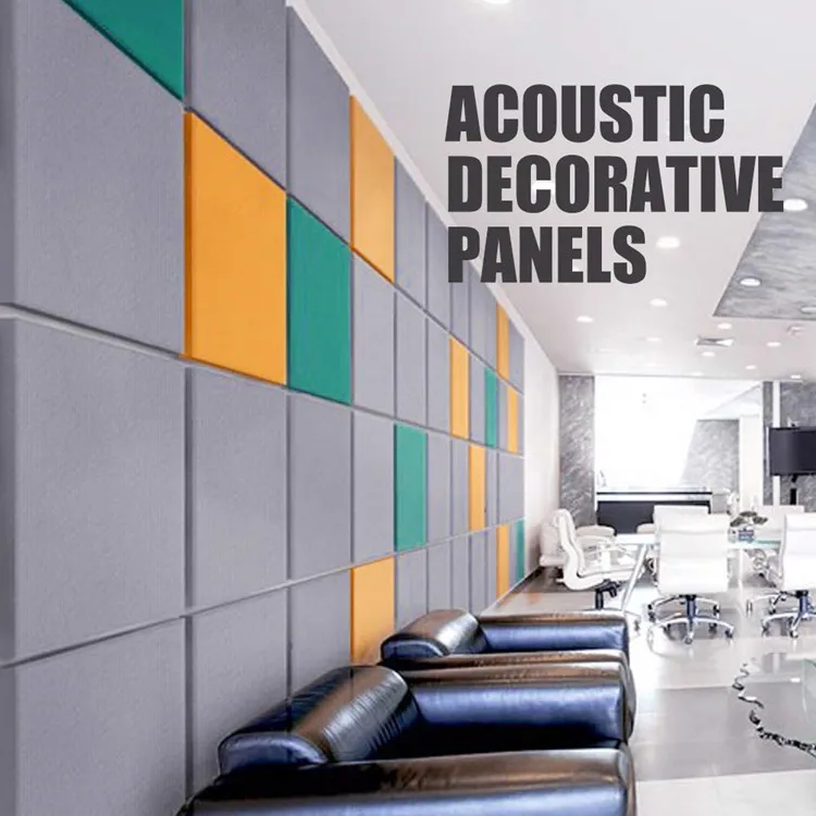 Sound Absorber Panels Sound Proof Padding polyester fiber Acoustic Treatment wall Panels