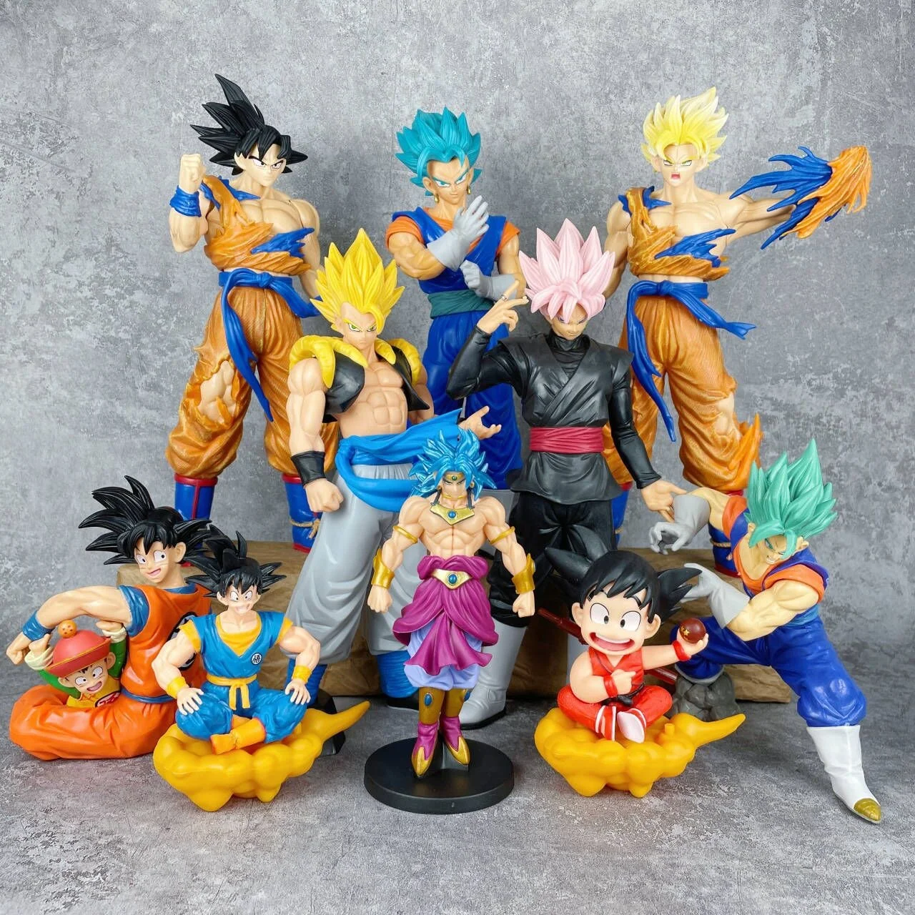 Игрушечная скульптура Zealed Yamcha Android Chichi Bulma Vegeta Gohan Wukong Girl пластиковая ПВХ фигурка аниме с драконами