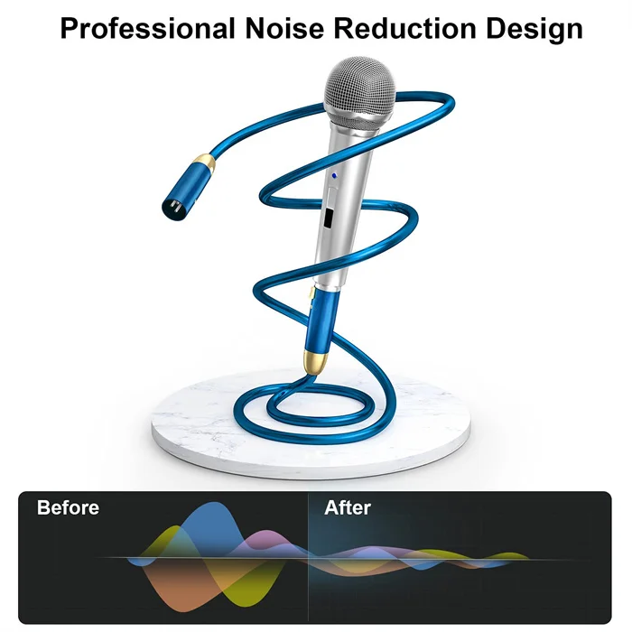 Factory direct sale XLR cable male to female Mic Cable Balanced XLR 3 Pin Male to Female Audio Cord