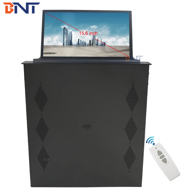 Компьютерный стол, сменное устройство, экранный подъемный компьютер в офисном столе