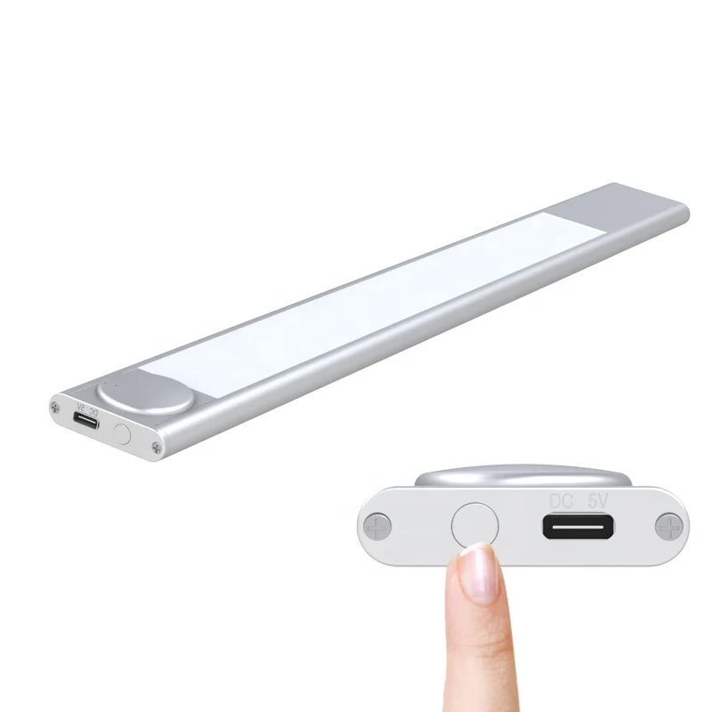 Microwave Induction Motion Sensor Automatic Customize Closet Light LED Cabinet Light Wardrobe Light with 1500Mah Separate Batter