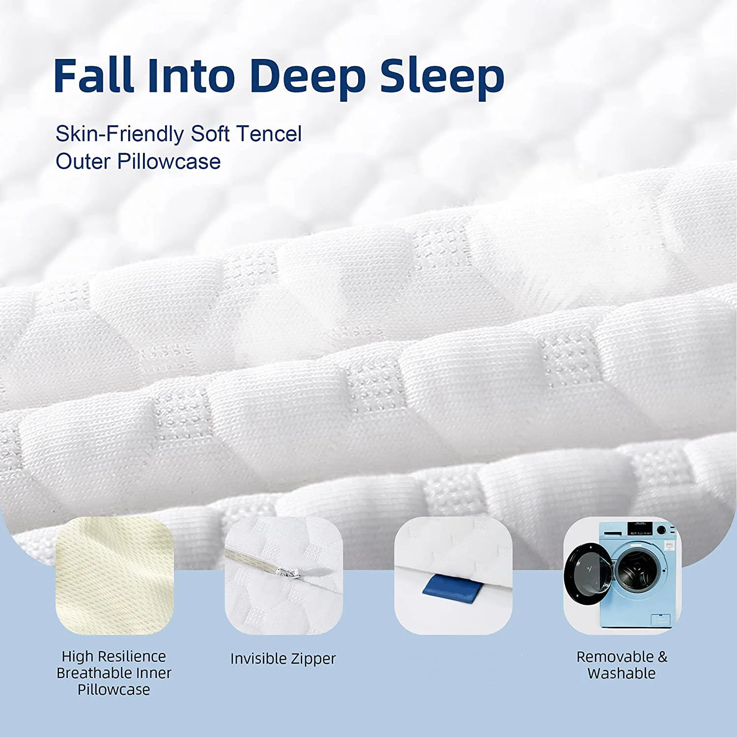 Hot sale New Slow rebound Orthopedic Memory Foam Pillow Custom Memory Foam Bed Pillow