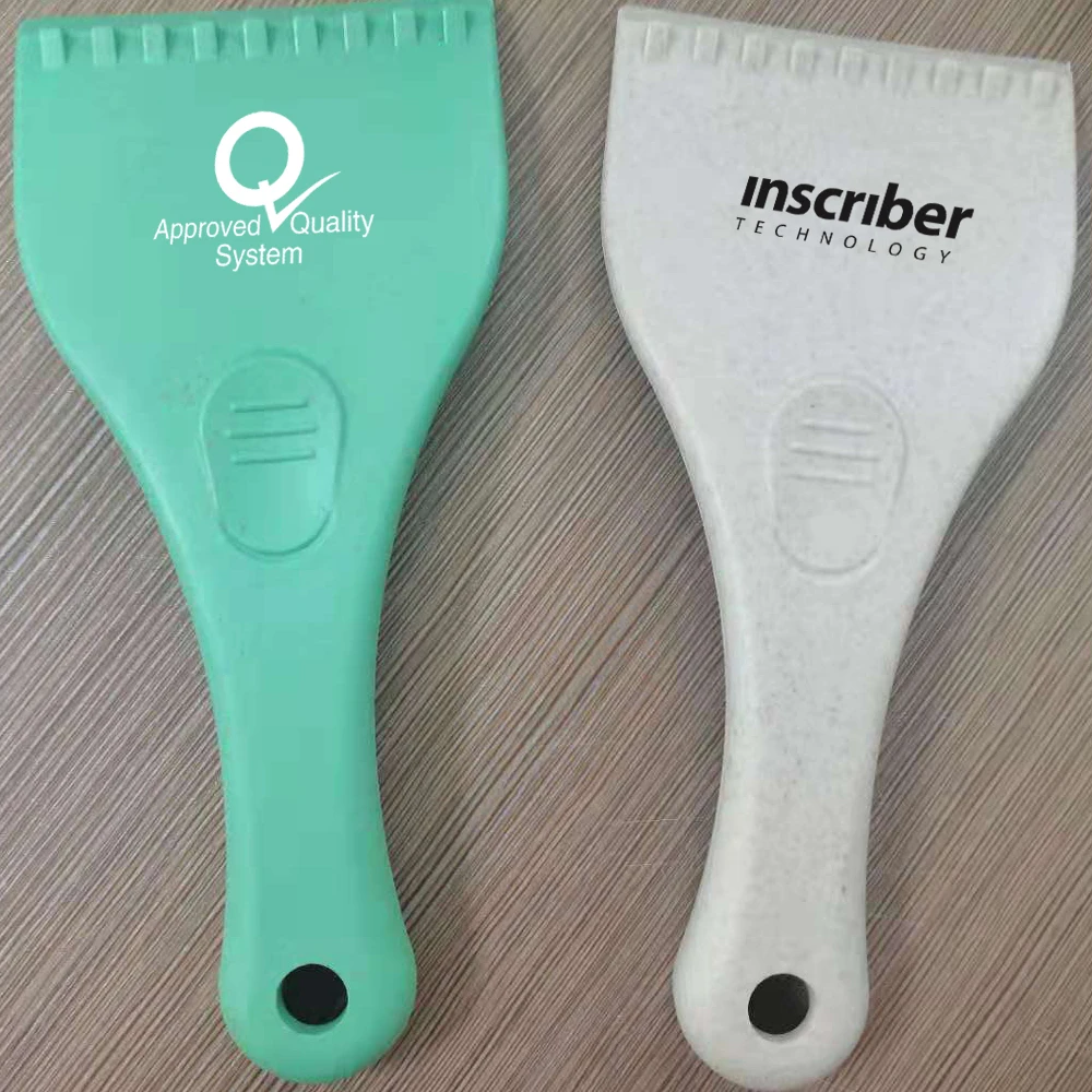 biodegradable bamboo/wheat straw ice scraper snow brush /ice scraper cone for Promotion YC239