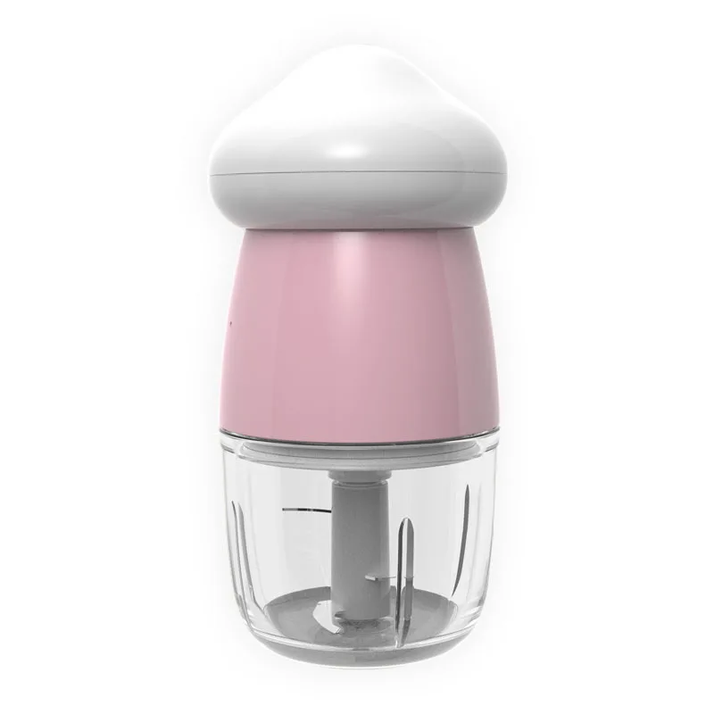 Manufacturer Hot Selling Portable 300ml glass chopping bowl Mini Rechargeable food mixer household