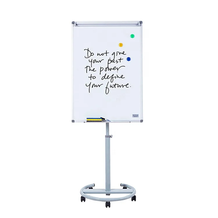 70x100 см Мобильная доска для сухой стирания флип-карта мольберт регулируемая по высоте Магнитная белая доска флип-карта мольберт подставка для офиса школы