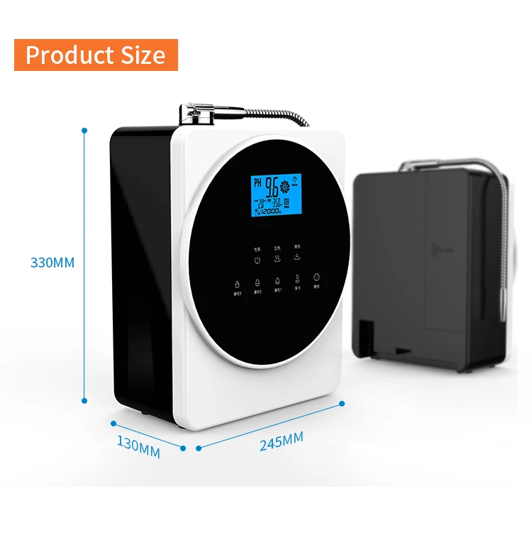 Hot Sale Custom Logo Water Ionizer Under the Sink 7 Plates 11 Plate Japan Kangen Water Alkaline Ionizer Water Machine