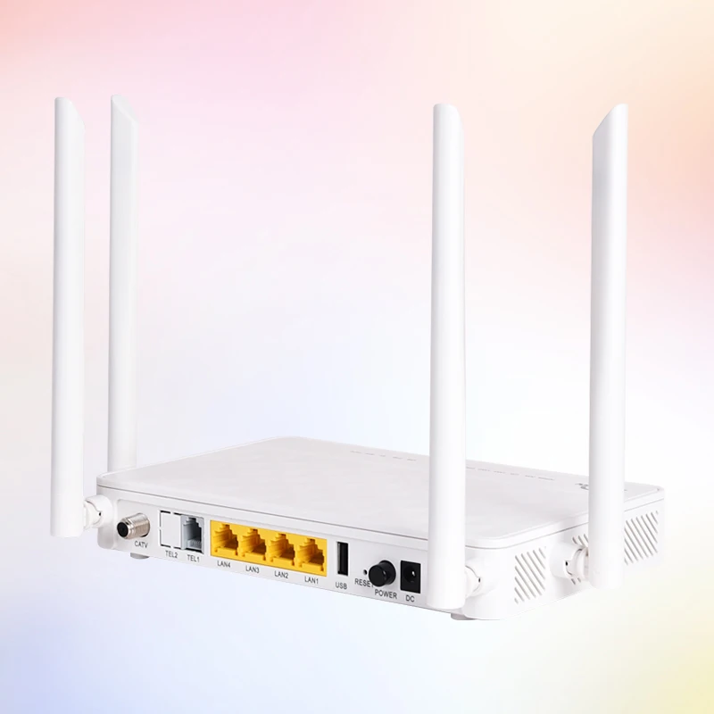 Btpon Sc/Apc 4 Ethernet Ports Voip Pon Modem Epon Gpon Olt Device Dual Band Wifi Onu