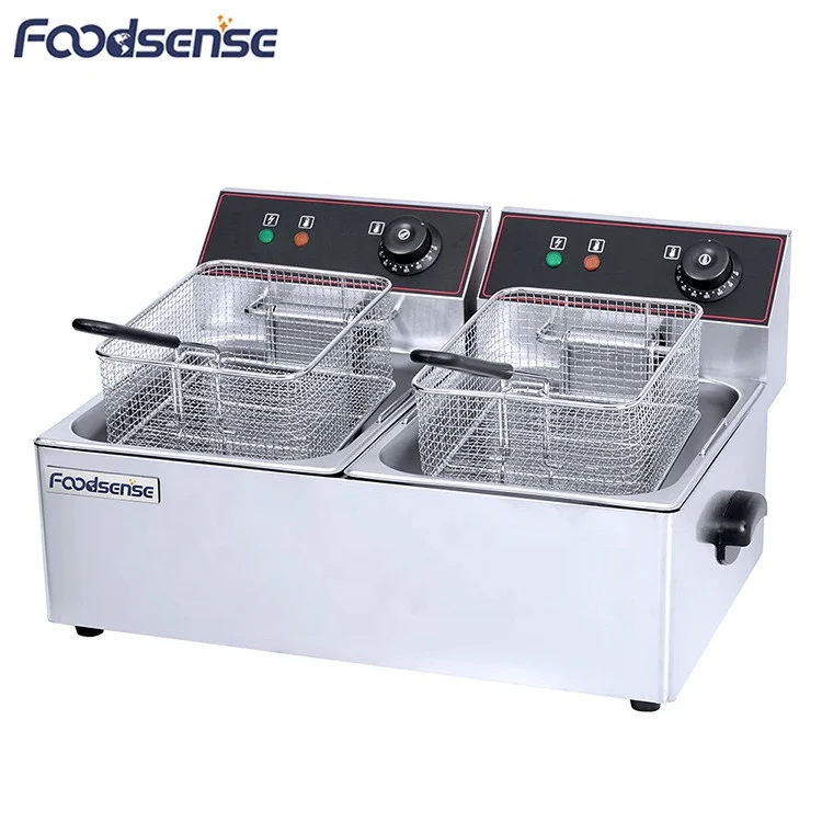 Commercial Portable Deep Fryer for Sale Spiral Potato Temperature Sensor