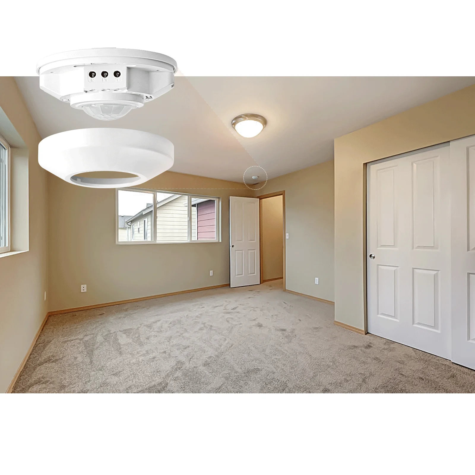 Motion Sensor PIR Motion Sensor 360 degree Ceiling Mounted Motion Sensor