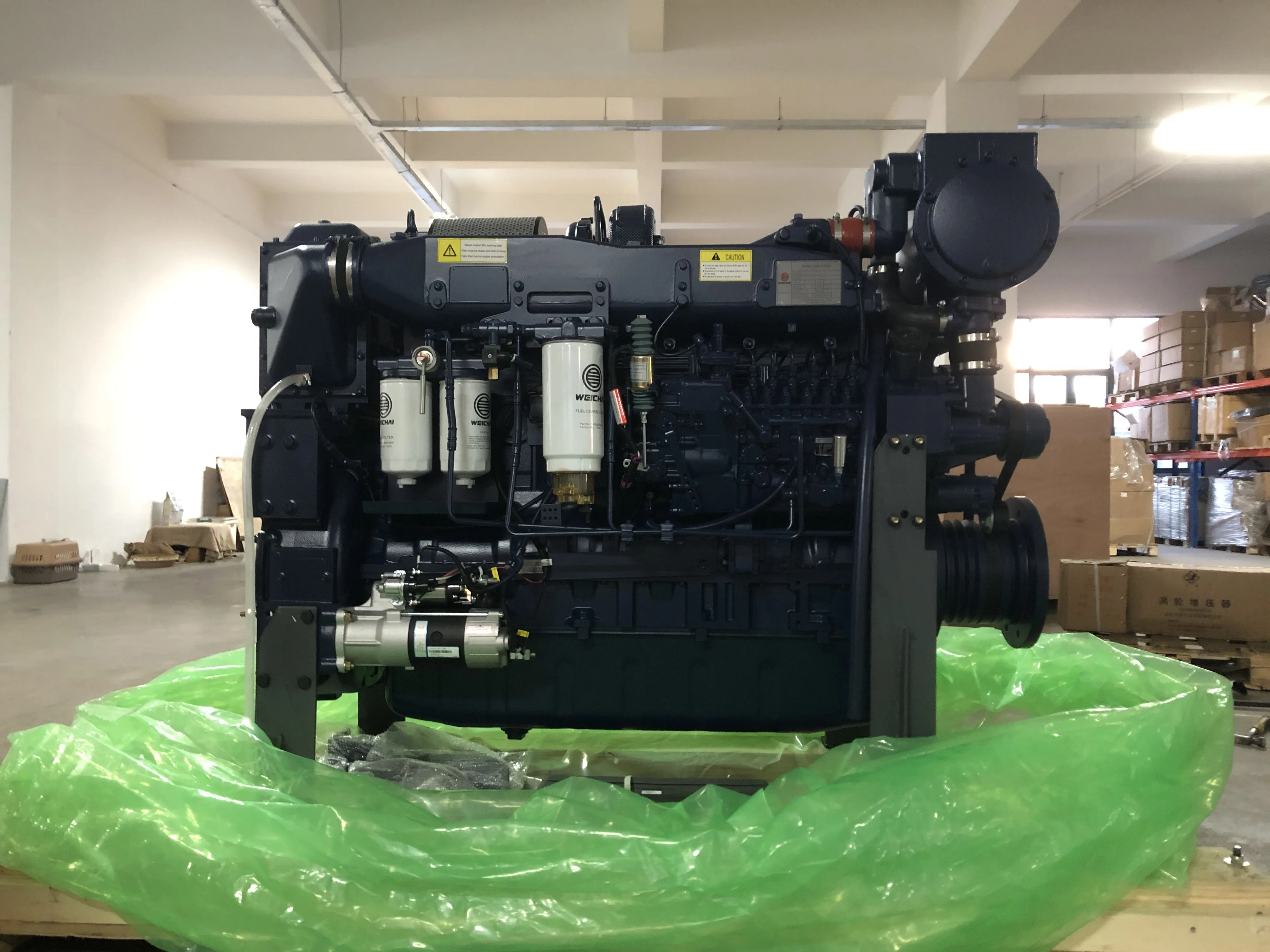 New type 4 stroke 6 cylinder  diesel engine for marine WD12C300-15