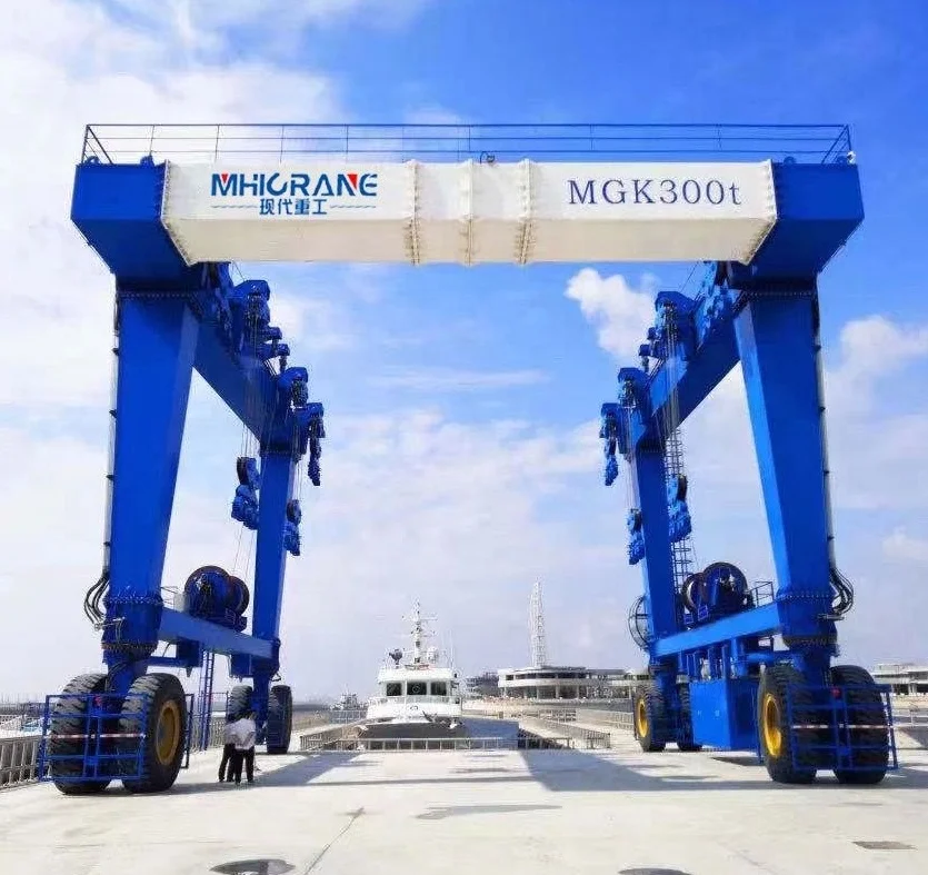 Кран для лодок и яхт