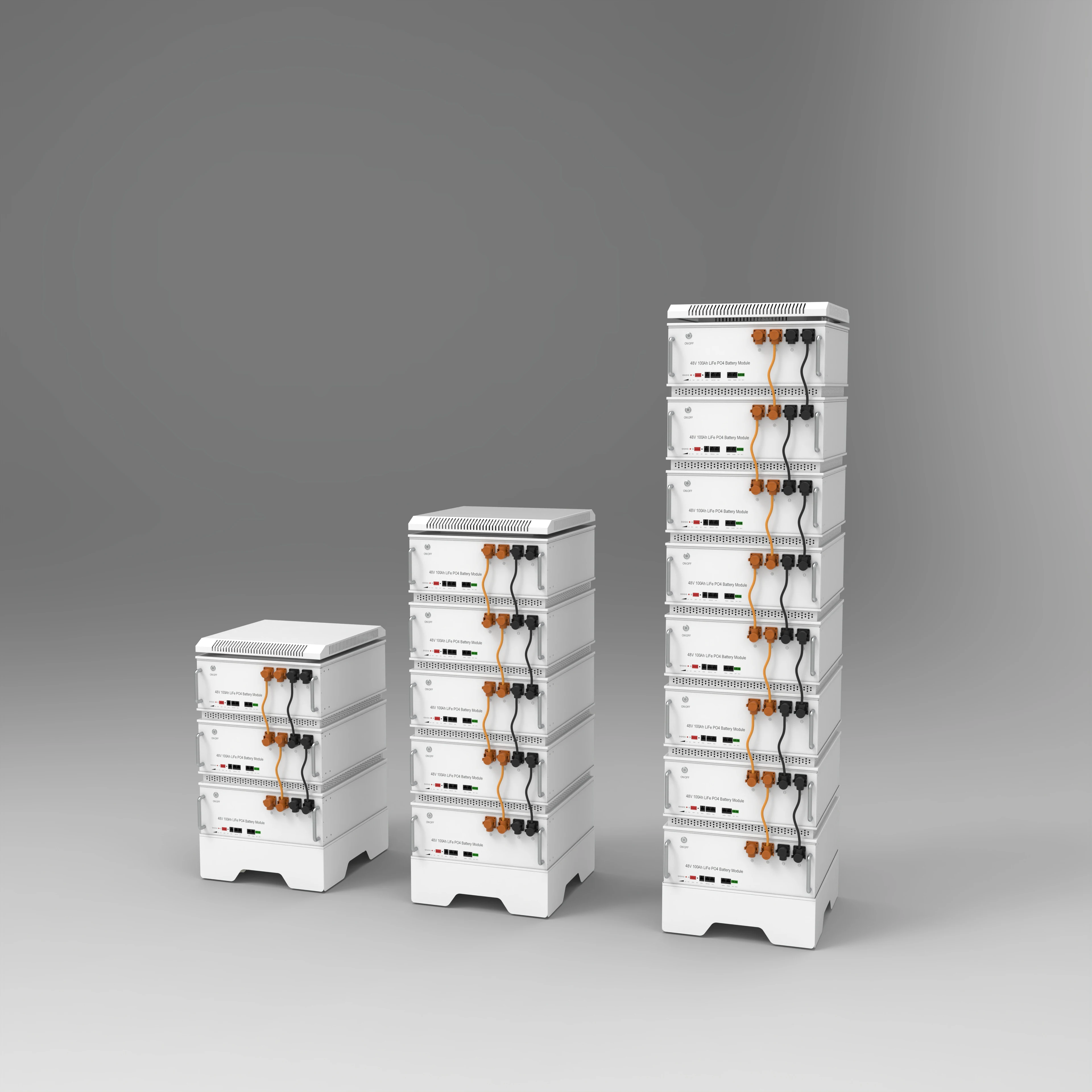 Low-Voltage Modulized Residential 48V 100Ah 200Ah 5kwh 10kwh Solar Energy Systems stack rack battery