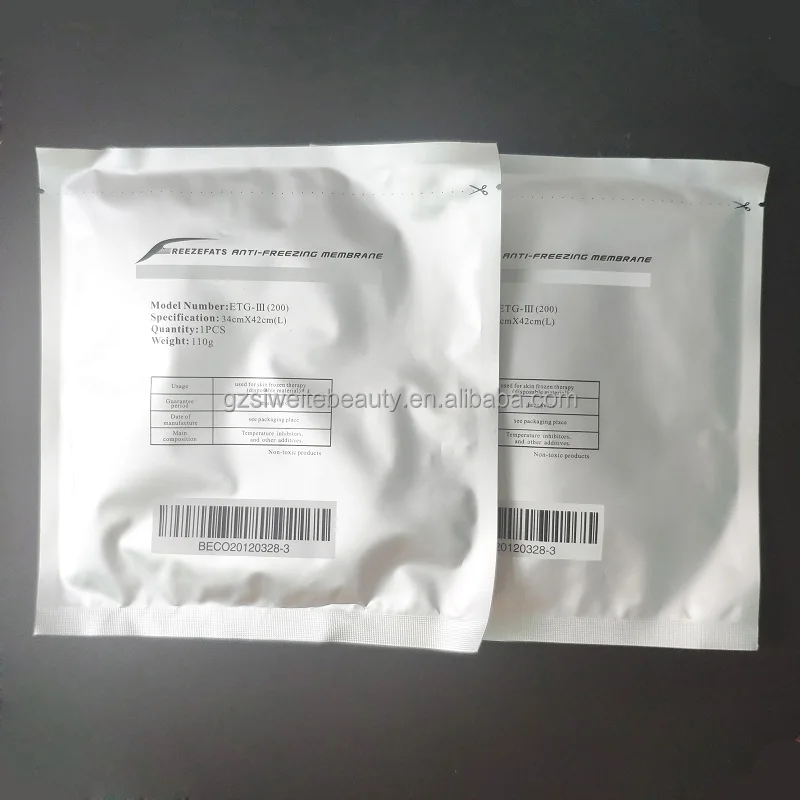 Anti Freeze Membrane Etg Iii For Cryolipolyse Slimming Machine Membrane