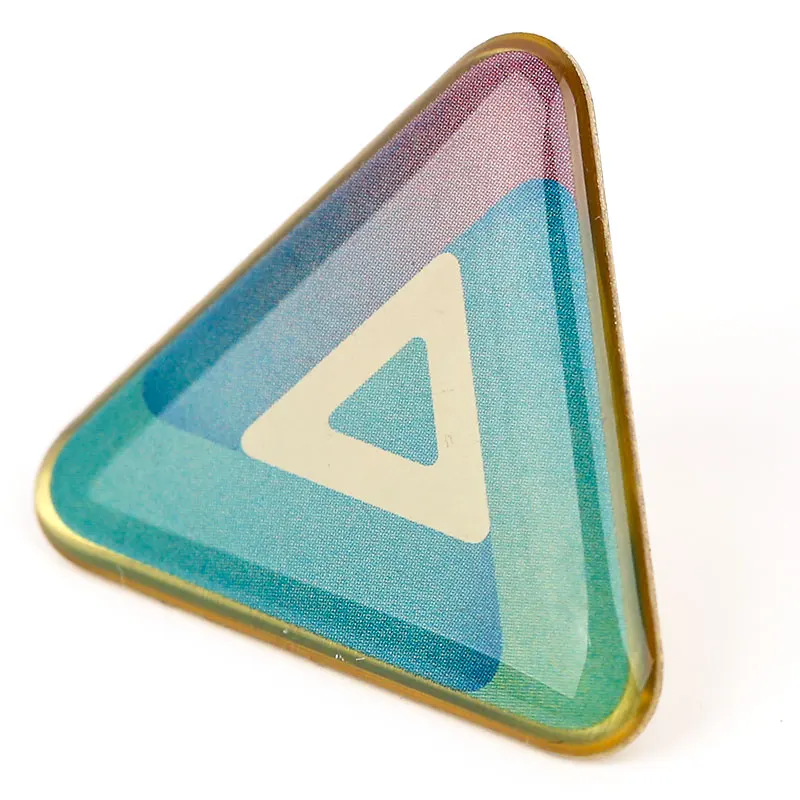 Vograce Custom Brand Logo Metal Soft Enamel Reap Magnet Badge Name Badge Pin With Magnet