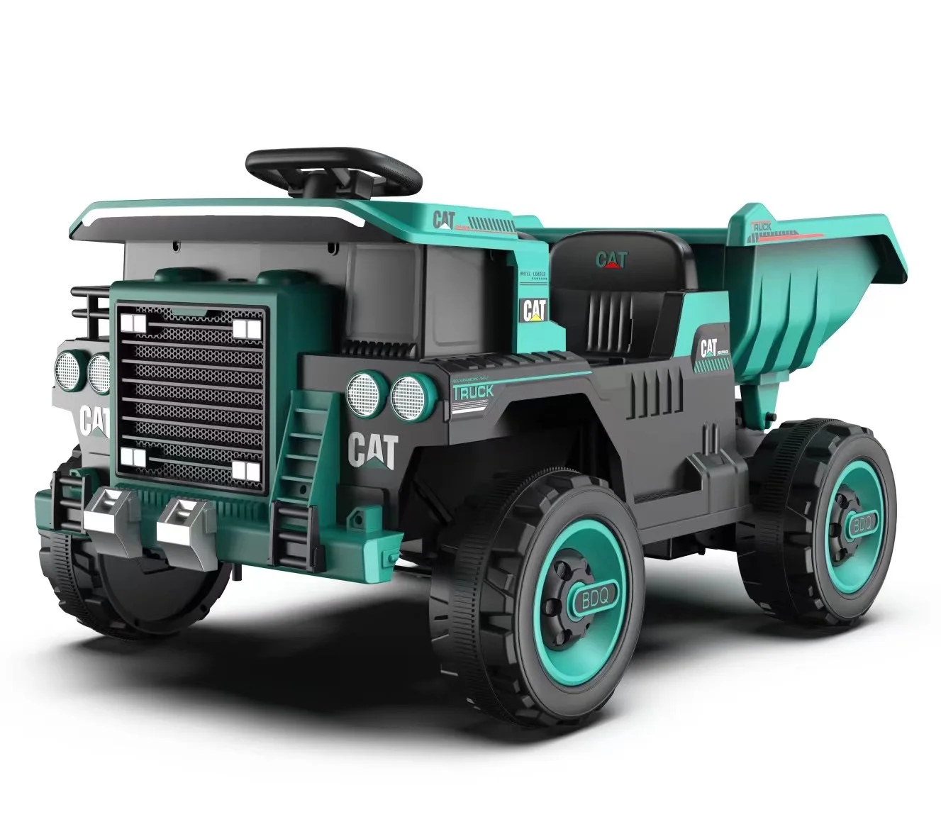 Popular sale custom more color child like toy car excavator with cool led lighting kids electric ride on car truck