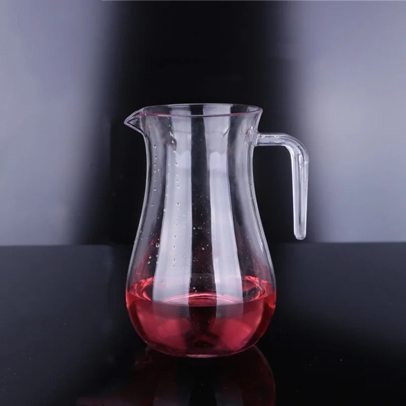 Wholesale 600ML Good Quality Unbreakable Red Wine White Plastic Pot